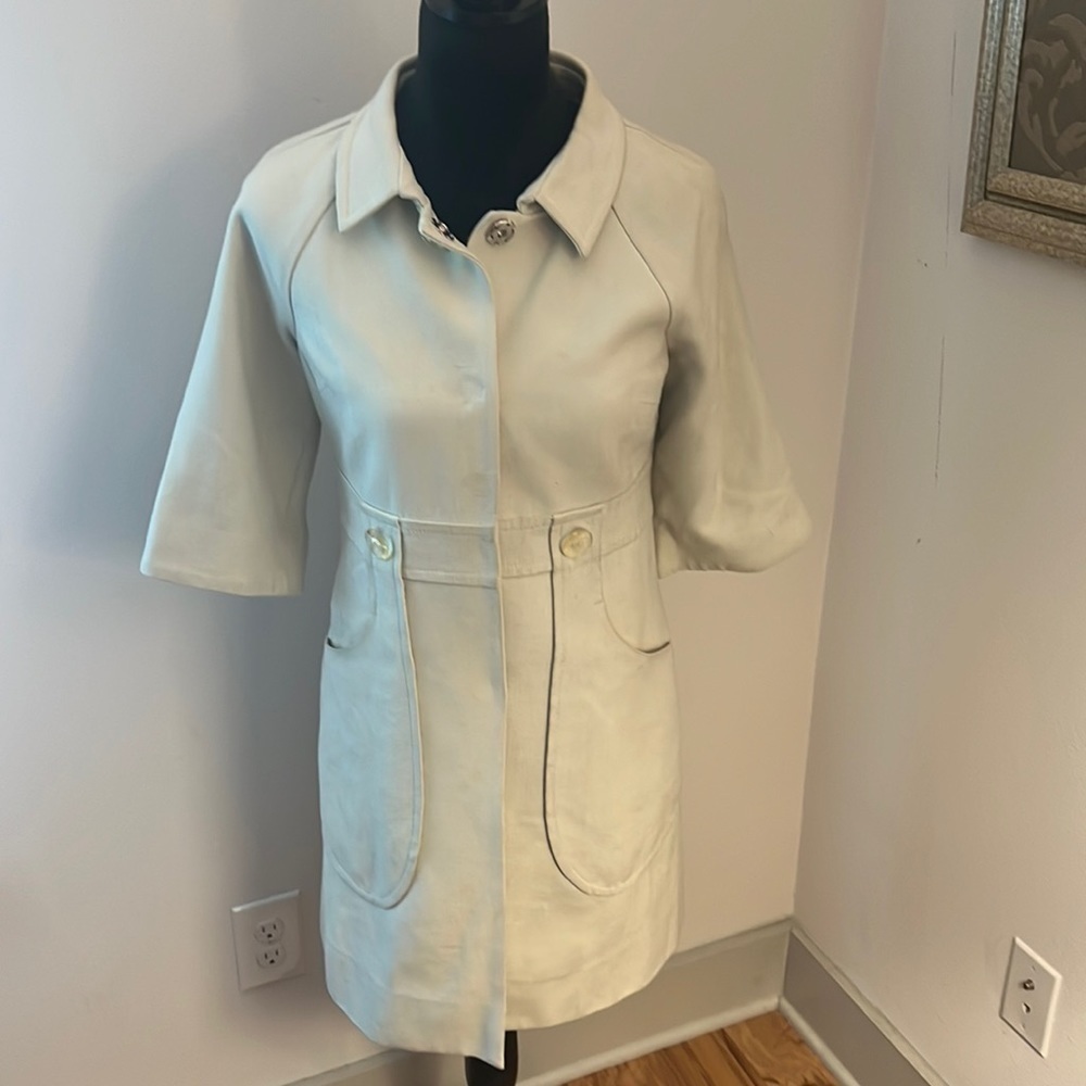 An Original Penguin by Munsing Wear Sz 0 light spring silk blend coatβ Vintage